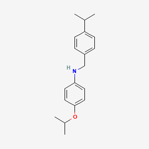4-Isopropoxy-N-(4-isopropylbenzyl)aniline