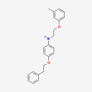 N-[2-(3-Methylphenoxy)ethyl]-4-(phenethyloxy)-aniline