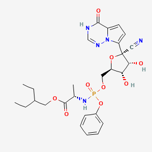 molecular formula C27H34N5O9P B13855676 Desamino Remdesivir Triazinone 