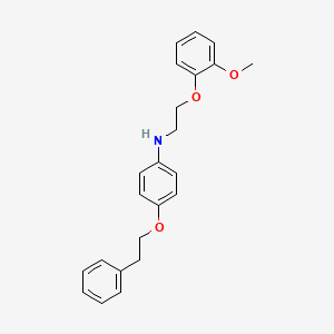 N-[2-(2-Methoxyphenoxy)ethyl]-4-(phenethyloxy)-aniline