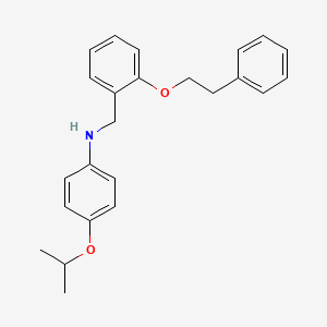 4-Isopropoxy-N-[2-(phenethyloxy)benzyl]aniline