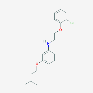 N-[2-(2-Chlorophenoxy)ethyl]-3-(isopentyloxy)aniline