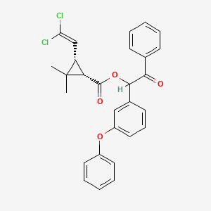 molecular formula C28H24Cl2O4 B13855842 cis-Cypermethrin Benzaldehyde 