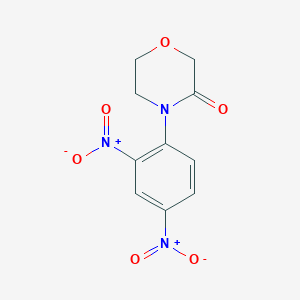 molecular formula C10H9N3O6 B13855909 4-(2,4-Dinitrophenyl)morpholin-3-one 