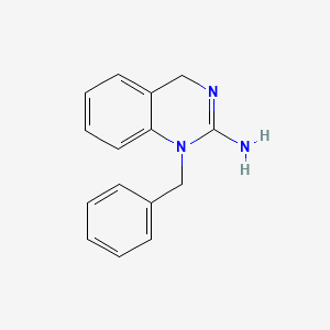 molecular formula C15H15N3 B13856002 1-benzyl-4H-quinazolin-2-amine 