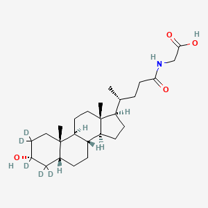 molecular formula C26H43NO4 B13856092 Lithocholylglycine-d5 (Major) 