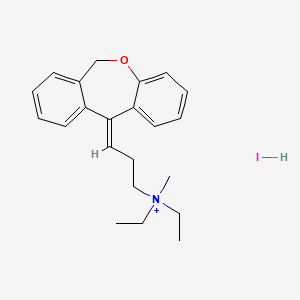 molecular formula C22H29INO+ B13856106 N,N-Diethylnordoxepin Iodide 