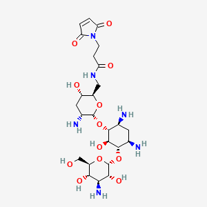 molecular formula C25H42N6O12 B13856147 Tobramycin 3-Maleimidopropionate 