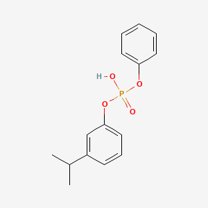 molecular formula C15H17O4P B13856206 m-Isopropylphenyl phenyl phosphate CAS No. 2742934-70-7