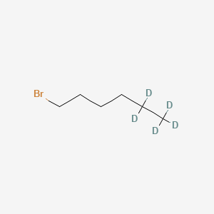 molecular formula C6H13Br B13856230 1-Bromohexane-5,5,6,6,6-D5 