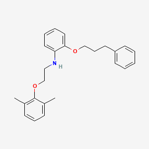 N-[2-(2,6-Dimethylphenoxy)ethyl]-2-(3-phenylpropoxy)aniline