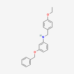 3-(Benzyloxy)-N-(4-ethoxybenzyl)aniline