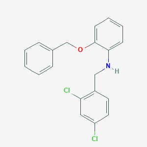 2-(Benzyloxy)-N-(2,4-dichlorobenzyl)aniline