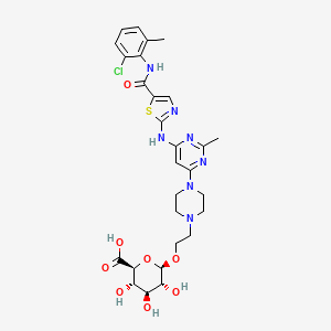 molecular formula C28H34ClN7O8S B13856273 Dasatinib beta-D-Glucuronide CAS No. 1860069-15-3