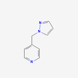 molecular formula C9H9N3 B13856276 4-(Pyrazol-1-ylmethyl)pyridine 