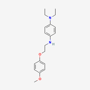 N1,N1-diethyl-N4-[2-(4-methoxyphenoxy)ethyl]-1,4-benzenediamine