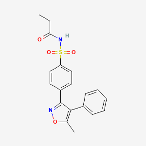 molecular formula C19H18N2O4S B13856295 Parecoxib Regio Isomer 