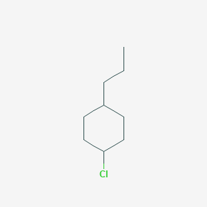 molecular formula C9H17Cl B13856300 1-Chloro-4-propylcyclohexane CAS No. 2475-85-6