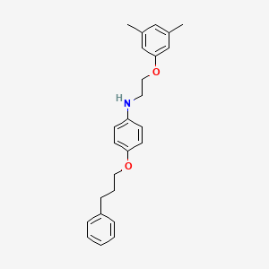 N-[2-(3,5-Dimethylphenoxy)ethyl]-4-(3-phenylpropoxy)aniline