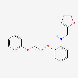 N-(2-Furylmethyl)-2-(2-phenoxyethoxy)aniline