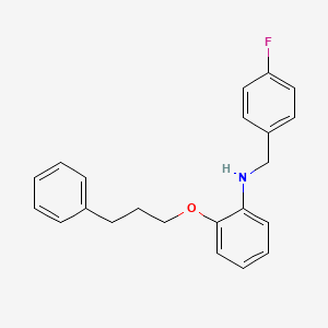 N-(4-Fluorobenzyl)-2-(3-phenylpropoxy)aniline