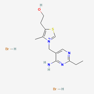 molecular formula C13H21Br2N4OS+ B13856413 Ethyl thiamine bromide hydrobromide 
