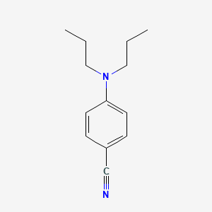 molecular formula C13H18N2 B13856451 Benzonitrile, 4-(dipropylamino)- CAS No. 96795-43-6