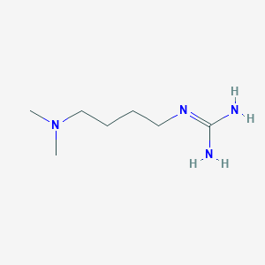molecular formula C7H18N4 B13856493 2-[4-(Dimethylamino)butyl]guanidine 