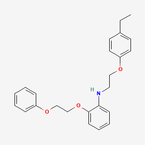 molecular formula C24H27NO3 B1385650 N-[2-(4-Ethylphenoxy)ethyl]-2-(2-phenoxyethoxy)aniline CAS No. 1040687-34-0