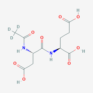 molecular formula C11H16N2O8 B13856517 Spaglumic Acid-d3 