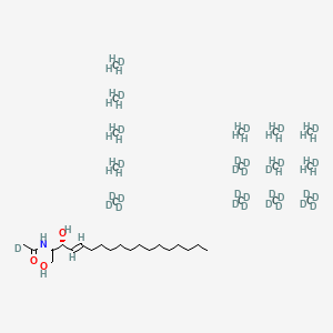 molecular formula C34H95NO3 B13856650 N-palmitoyl-d31-D-erythro-sphingosine 