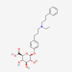 molecular formula C26H35NO7 B13856677 4-Hydroxy Alverine beta-D-Glucuronide 