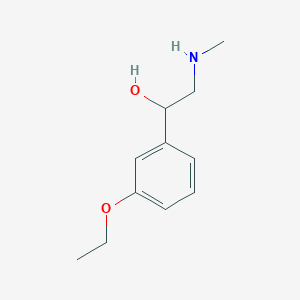 molecular formula C11H17NO2 B138567 1-(3-Ethoxy-phenyl)-2-methylamino-ethanol CAS No. 143337-62-6