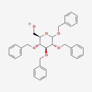 molecular formula C34H36O6 B13856733 benzyl 2,3,4-tri-O-benzyl-D-glucopyranoside 