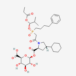 molecular formula C36H54NO13P B13856810 Fosinopril Acyl-Beta-D-Glucuronide 