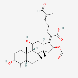 molecular formula C31H46O7 B13856863 27-oxo-fusidic Acid 