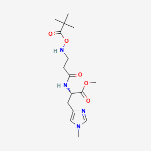 molecular formula C16H26N4O5 B13856941 N-Boc L-Balenine Methyl Ester 