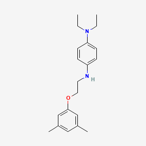 molecular formula C20H28N2O B1385695 N1-[2-(3,5-dimethylphenoxy)ethyl]-N4,N4-diethyl-1,4-benzenediamine CAS No. 1040691-88-0