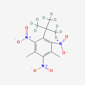 molecular formula C12H15N3O6 B13857004 Musk Xylene-d9 