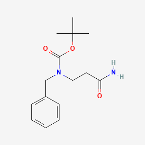 molecular formula C15H22N2O3 B1385702 tert-Butyl 3-amino-3-oxopropyl(benzyl)carbamate CAS No. 1040682-30-1