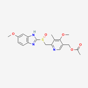 molecular formula C19H21N3O5S B13857047 5-Hydroxy Acetate Omeprazole 