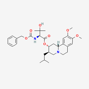 molecular formula C32H44N2O7 B13857059 N-Benzyl Chloroformate 3'-Hydroxy Valbenazine 