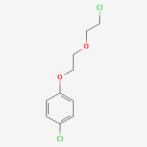 molecular formula C10H12Cl2O2 B13857064 1-Chloro-4-[2-(2-chloroethoxy)ethoxy]benzene CAS No. 74287-30-2