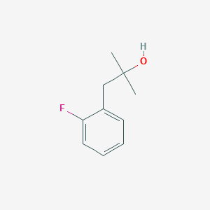 molecular formula C10H13FO B1385708 1-(2-Fluorophenyl)-2-methylpropan-2-ol CAS No. 1960-55-0