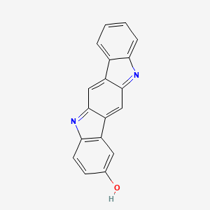 molecular formula C18H10N2O B13857239 Indolo[3,2-b]carbazol-2-ol (Mixture of Tautomers) 