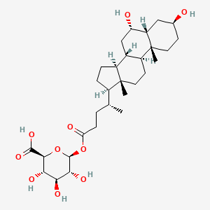 molecular formula C30H48O10 B13857290 GlycoursodeoxycholicAcidSodiumSalt 