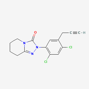 molecular formula C15H13Cl2N3O B13857317 Azafenidin 100 microg/mL in Acetonitrile 