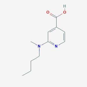 molecular formula C11H16N2O2 B1385732 2-[Butyl(methyl)amino]isonicotinic acid CAS No. 1019349-74-6