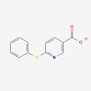 molecular formula C12H9NO2S B1385735 6-(Phenylthio)nicotinic acid CAS No. 51362-48-2