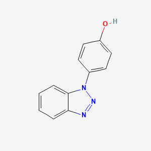 molecular formula C12H9N3O B13857464 4-(Benzotriazol-1-yl)phenol 